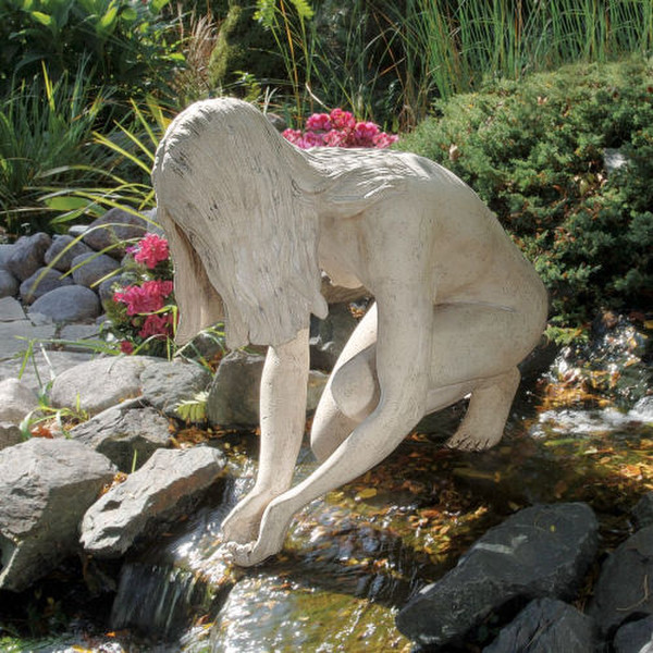 Lady Of The Lake Direct Lifecasted Garden Sculpture Nude